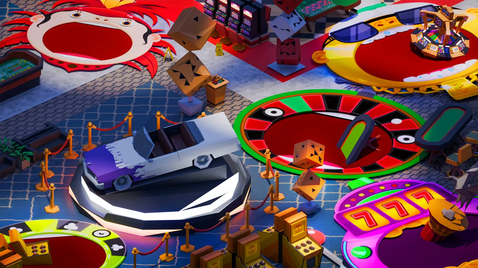 Social casino rules and game identity